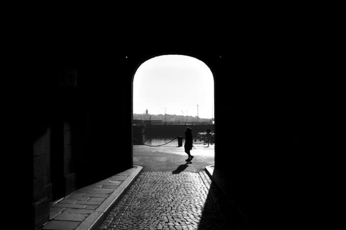 Light scene at Saint-Malo...